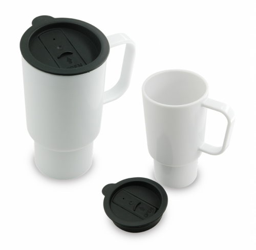 Mug con tapa Grande 16 Oz